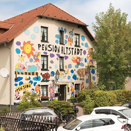 Pension Altstadt Borna Bagian luar foto