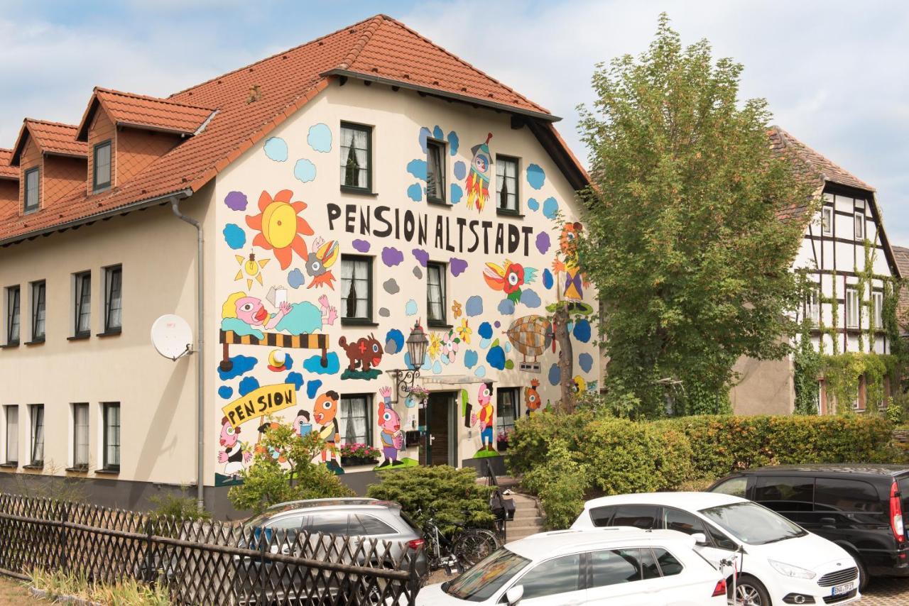 Pension Altstadt Borna Bagian luar foto